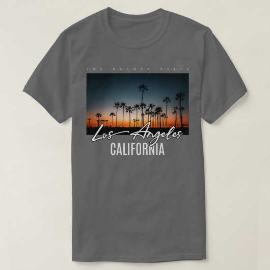 Los Angeles California T-shirt (Design voorkant)