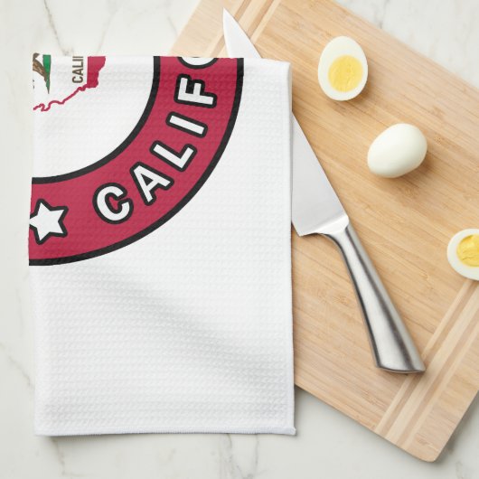 Los Angeles California Theedoek (Quarter Fold)