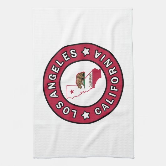 Los Angeles California Theedoek (Verticaal)