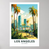 Los Angeles California Travel Print (Voorkant)