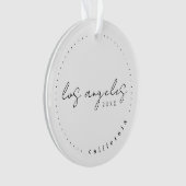 Los Angeles, California Travel USA Simple Ornament (voorkant)