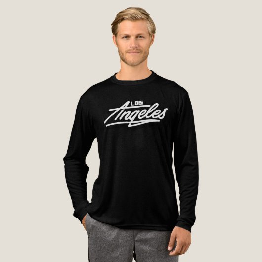 Los Angeles California Tri-Blend Shirt (Voorkant)