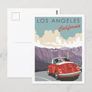 Los Angeles California Verenigde Staten Beroemde R Briefkaart