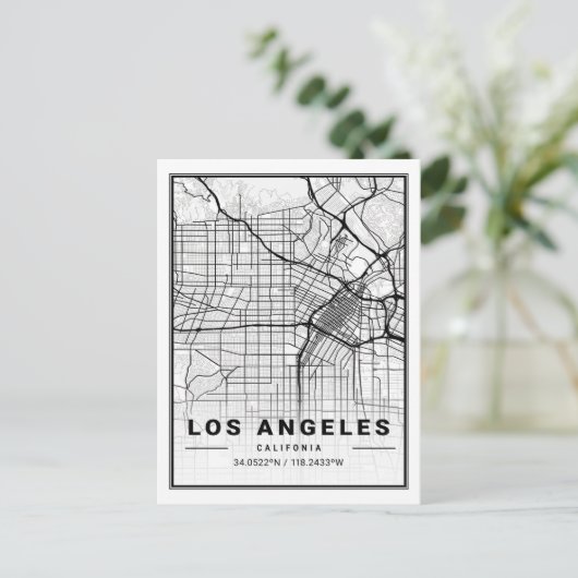 Los Angeles California, Verenigde Staten reisstadk Briefkaart (Staand voorkant)