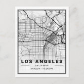 Los Angeles California, Verenigde Staten reisstadk Briefkaart (Voorkant)