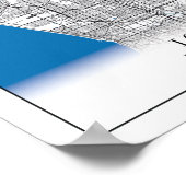 Los Angeles California, Verenigde Staten reisstadk Poster (Hoek)