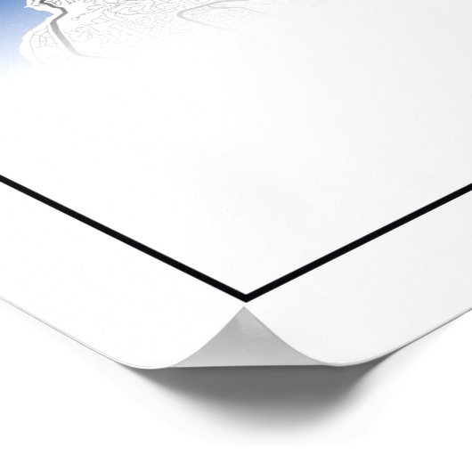 Los Angeles California, Verenigde Staten reisstadk Poster (Hoek)