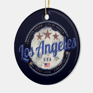 Los Angeles California, Verenigde Staten  westkust Keramisch Ornament