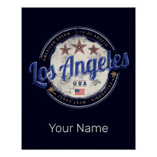 Los Angeles California, Verenigde Staten  westkust Perfect Poster