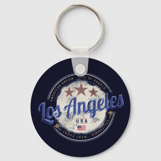 Los Angeles California, Verenigde Staten  westkust Sleutelhanger (Voorkant)