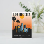 Los Angeles California Vintage Reizen Amerika Briefkaart (Staand voorkant)