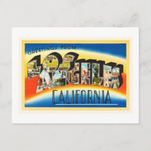 Los Angeles California Vintage Travel Souvenir Briefkaart