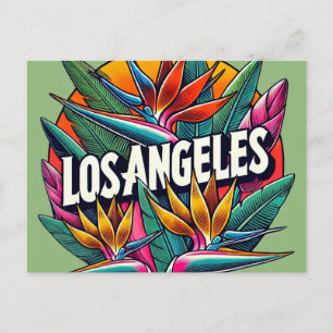 Los Angeles California Vogels van het Paradijs Blo Briefkaart