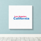 Los Angeles, California Wrapped Canvas Afdruk (Insitu (Houten vloer))
