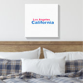 Los Angeles, California Wrapped Canvas Afdruk (Insitu (Slaapkamer))