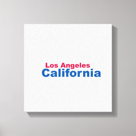 Los Angeles, California Wrapped Canvas Afdruk (Voorkant)