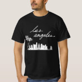 Los angeles california zwart t-shirt (Voorkant)