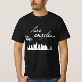 Los angeles california zwart t-shirt