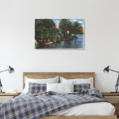 Los Angeles, CaliforniaA Beauful Park Scene Canvas Afdruk (Insitu (Slaapkamer))