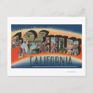 Los Angeles, CaliforniaLarge Letter Scenes 2 Briefkaart