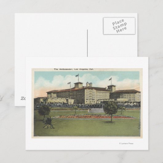 Los Angeles, CaliforniaView of the Ambassador Briefkaart (Voorkant / Achterkant)