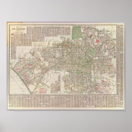 Los Angeles, Californië 2 Poster (Voorkant)