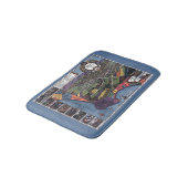 Los Angeles, Californië, Antiek luchtstad Kaart Badmat (Gekanteld)