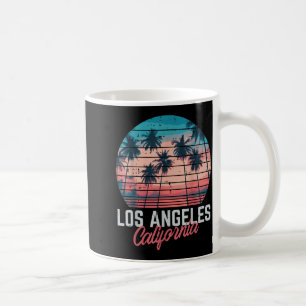 Los Angeles Californië Bomen Retro Zomer Vakantie Koffiemok