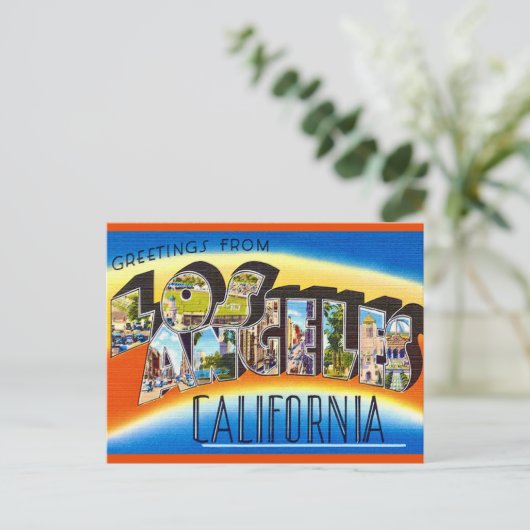 Los Angeles Californië Briefkaart (Staand voorkant)