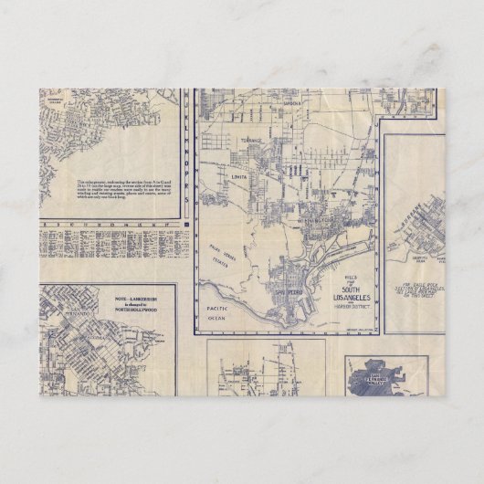 Los Angeles, Californië Briefkaart (Voorkant)