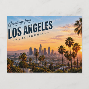 Los Angeles Californië Briefkaart