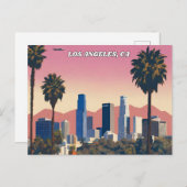 Los Angeles, Californië Briefkaart (Voorkant / Achterkant)