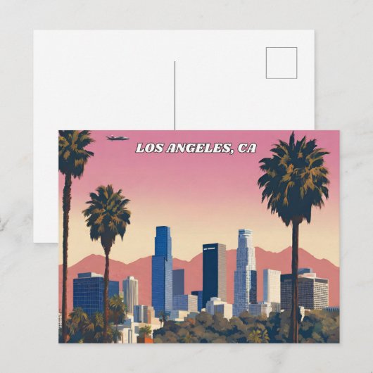 Los Angeles, Californië Briefkaart (Voorkant / Achterkant)