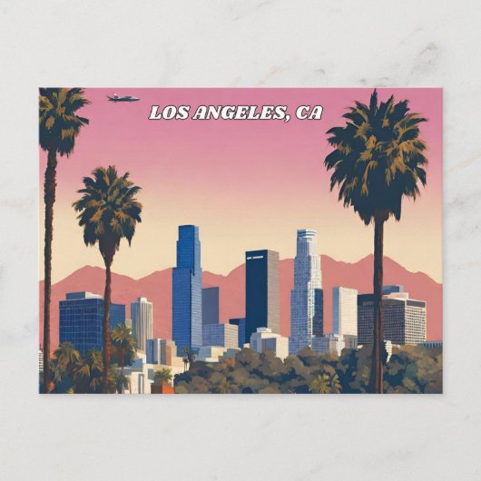 Los Angeles, Californië Briefkaart (Voorkant)