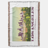 Los Angeles, Californië Deken (Voorkant Verticaal)