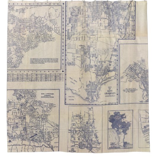 Los Angeles, Californië Douchegordijn (Voorkant)