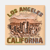 Los Angeles, Californië Magneet (Voorkant)
