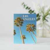  Los Angeles, Californië Palm Tree Travel Briefkaart (Staand voorkant)