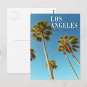  Los Angeles, Californië Palm Tree Travel Briefkaart (Voorkant / Achterkant)