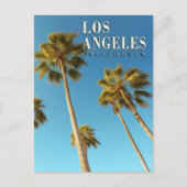  Los Angeles, Californië Palm Tree Travel Briefkaart (Voorkant)
