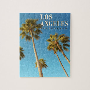Los Angeles, Californië Palm Tree Travel Legpuzzel
