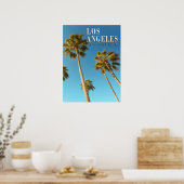  Los Angeles, Californië Palm Tree Travel Poster (Keuken)