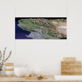 Los Angeles, Californië Poster (Keuken)