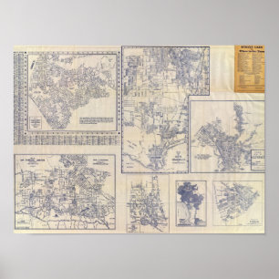 Los Angeles, Californië Poster