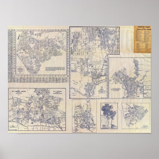 Los Angeles, Californië Poster (Voorkant)