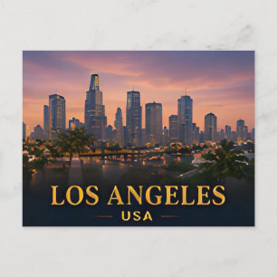 ✈️ Los Angeles Californië Reis Cadeau 🌴 Briefkaart