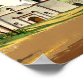 Los Angeles, Californië, reisposter. Poster (Hoek)