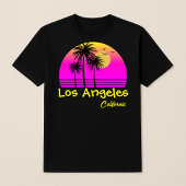 Los Angeles Californië Retro Sunset T-shirt