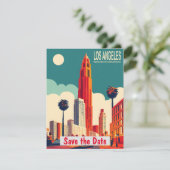 Los Angeles, Californië Save The Date (Staand voorkant)