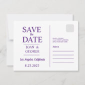 Los Angeles, Californië Save The Date (Achterkant)